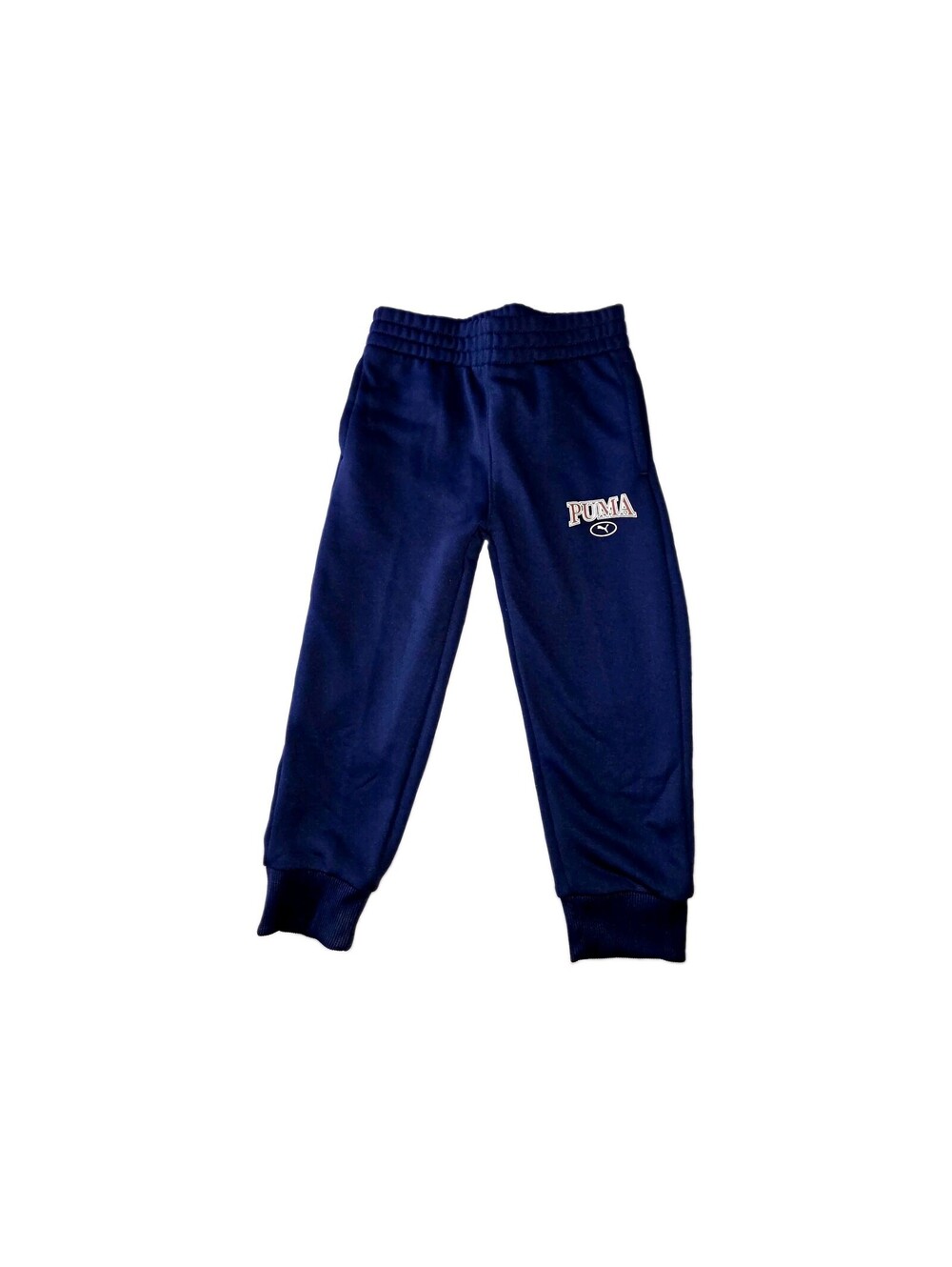 PUMA Boys Blue Jogger Pants 4T Pull-On Elastic Waist Activewear